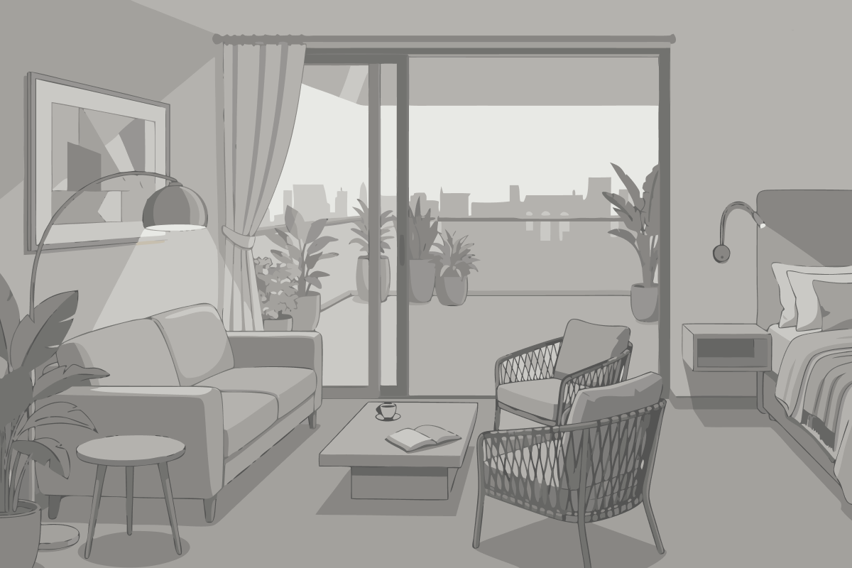 Queen Suite with Fireplace